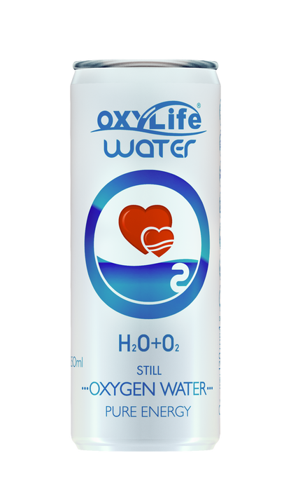 Oxylife Water - conf. da 24 lattine da 250 ml